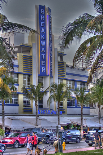 Breakwater South Beach, Ocean Drive, Art Deco District, SoBe, Miami Beach, Florida