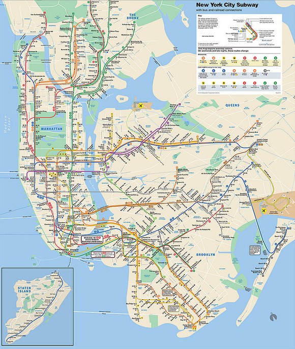 New York City Official Subway Map