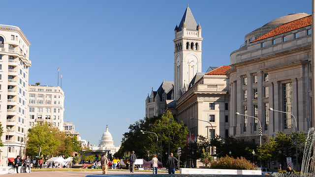 Photo of Pennsylvania Avenue and the Old Post Office, Washington, D.C.