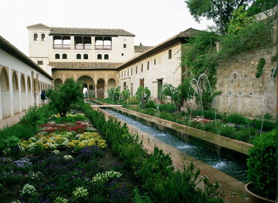 Generalife Gardens, Alhambra, Granada, Andalusia