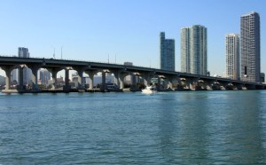 Vista sui Grattacieli a Miami, Florida