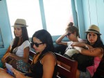 Girls Aboard Haadrin Queen Ferry to Koh Phangan