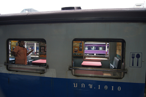 A Dining Car, Thailand Railway