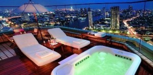 Outdoor Jacuzzi, The Grand Terrace Suite at The Peninsula Bangkok