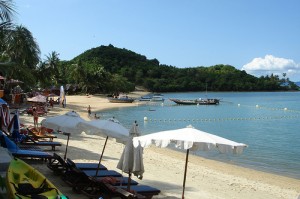 The Northern End of Bophut Beach in Koh Samui