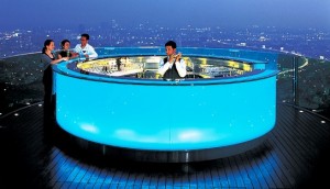Skybar on top of Lebua Hotel at State Tower in Bangkok
