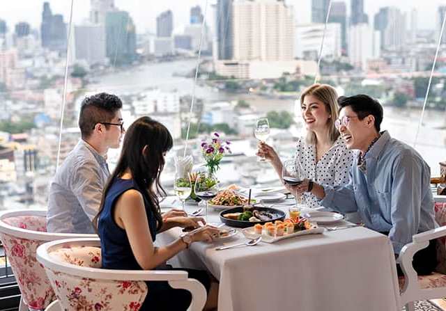 Sky View 360 Revolving Restaurant, Grand China Hotel, Bangkok, Thailand