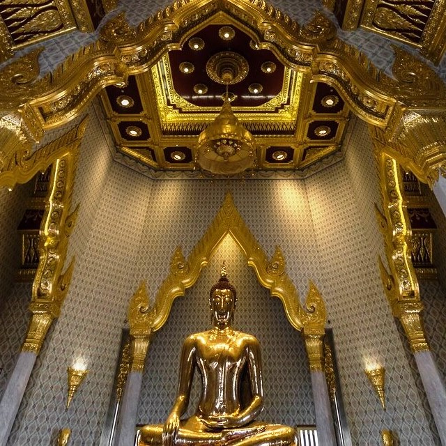 Golden Buddha, Wat Traimit, Chinatown, Bangkok, Thailand