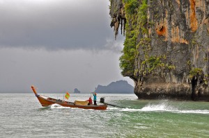 Longtail and the Storm! Krabi, Thailand
