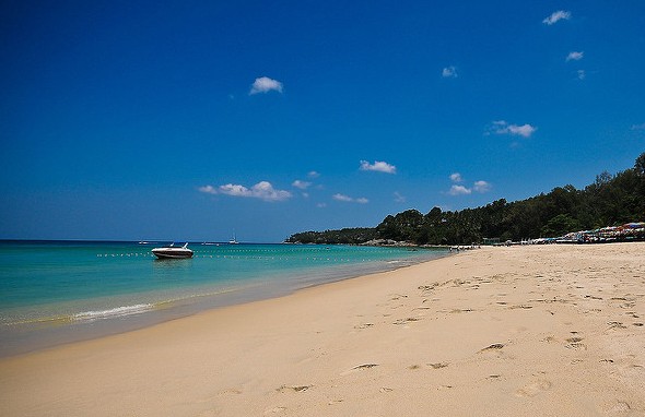 A view of Surin Beach, Phuket