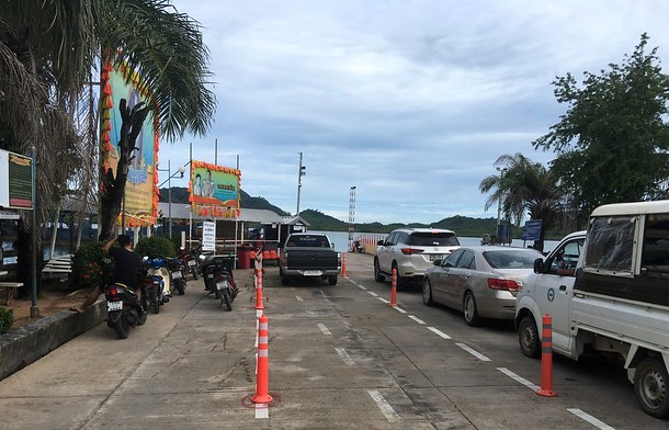 Ban Hua Hin Pier, Waiting for the Ferry to Koh Lanta, Thailand
