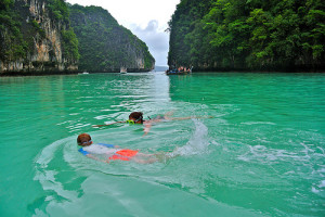 A Shot of Pileh Secret Lagoon, Phi Phi Leh