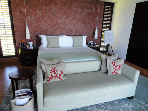 Villa Interior, Raffles Resort at Anse Takamaka, Praslin Island