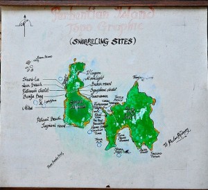 Picture of Perhentian Map & Snorkeling Sites
