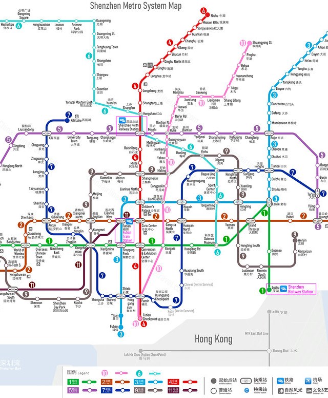 Shenzhen Metro Map