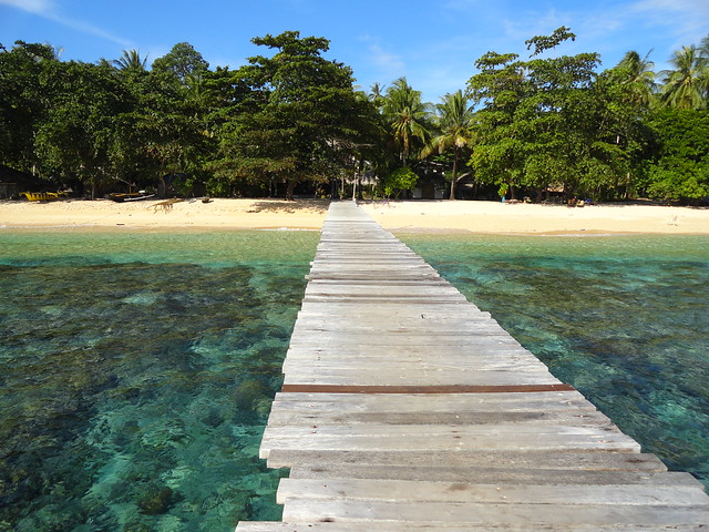 Le Spiagge di Bangka ed il Coral Eye nel Nord di Sulawesi in Indonesia