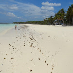 The White Sandy Beach of Pantai Bara near Bira in South Sulawesi Indonesia
