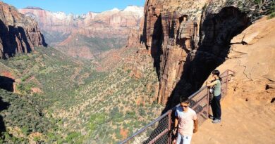 L'Escursione al Canyon Overlook Trail a Zion National Park