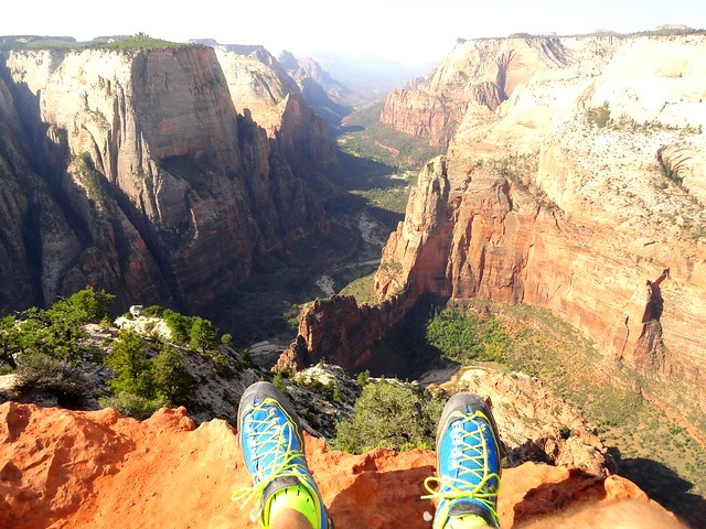 Observation Point high above Zion Canyon, Zion National Park, Utah