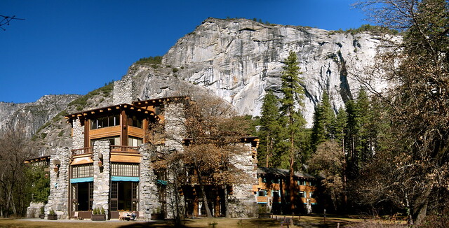 Historic Ahwahnee Lodge, Yosemite Valley, Yosemite National Park, California
