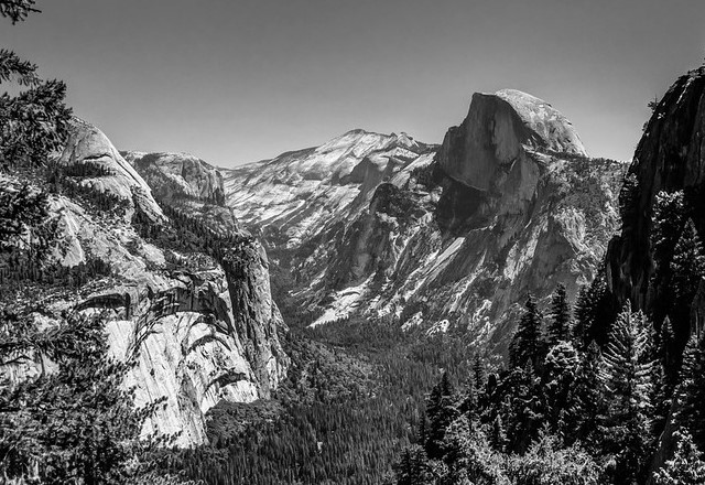 Half Dome from Four Mile Trail, Yosemite National Park, California