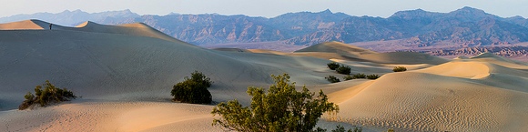 Mesquite Flat Sand Dunes and the Mountains, Death Valley National Park, California