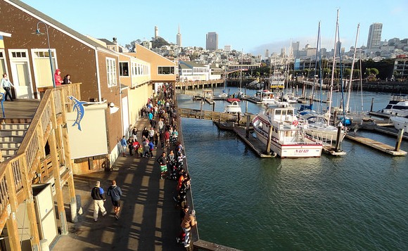San Francisco from Fisherman’s Wharf at Sunset