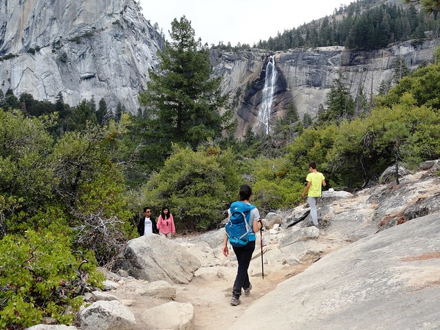 View of Nevada Fall from Clark Point, Yosemite National Park, California