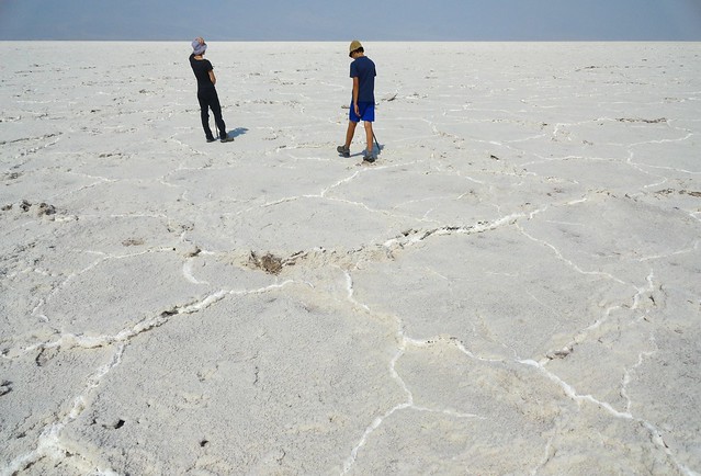 Badwater Salt Flats Hike, Death Valley National Park, California