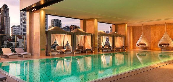 Swimming Pool, Oriental Residence Bangkok, Lumphini, Bangkok