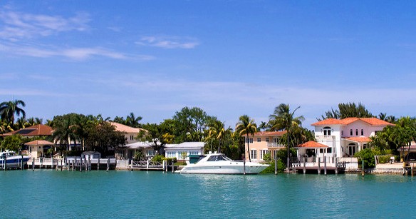 Hibiscus Island, Biscayne Bay Sightseeing Boat Trip, Miami, Florida