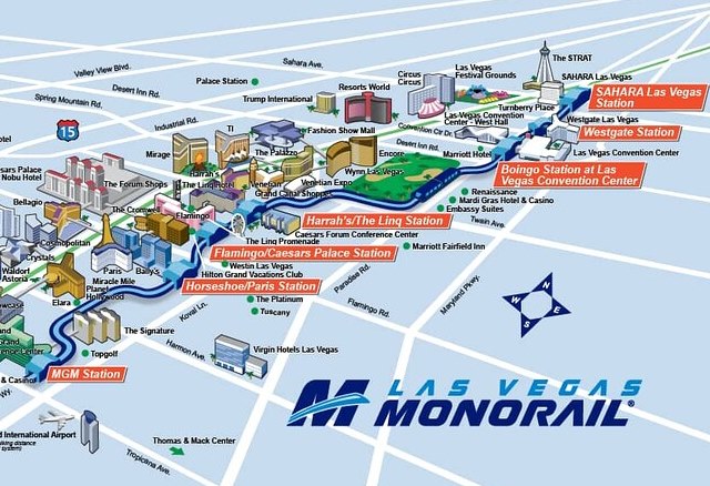 Spostarsi a Las Vegas con la Monorail