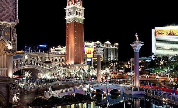 Las Vegas from Venetian Hotel & Casino, Nevada