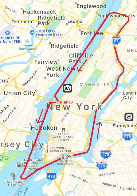 Circle Line Best of NYC Cruise | Full Island Cruise Map