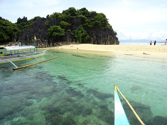 Beach of Lahos Island, Caramoan Peninsula, Camarines Sur, Philippines