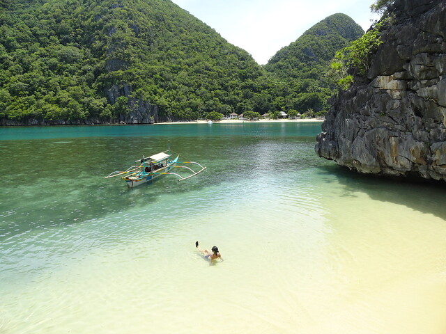 Hunongan Cove from Kagbalinad Island, Caramoan Peninsula, Camarines Sur, Philippines