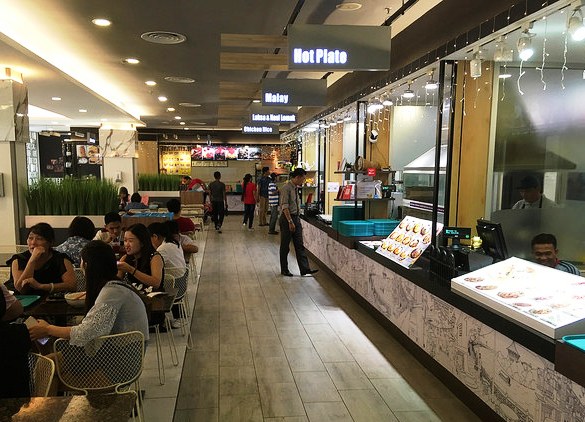 Food Court, Top Floor of Plaza Merdeka Mall, at the heart of Kuching, Sarawak, Malaysian Borneo