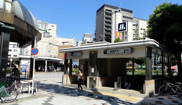 Ebisucho Station, Sakaisuji Subway Line, Shinsekai, Osaka, Japan