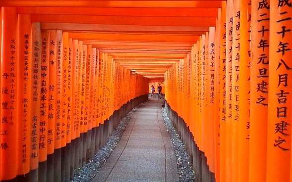 Beautiful Fushimi Inari, Inari, South of Tokyo, Japan