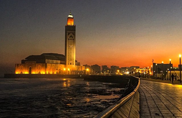 Casablanca at Sunset, Morocco