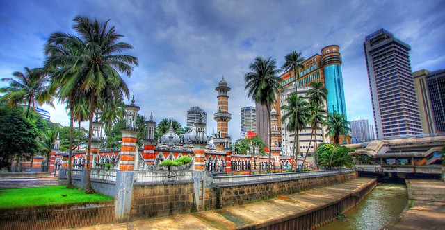 Jamek Mosque, Kuala Lumpur, Malaysia