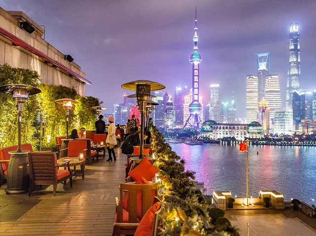 Sir Elly’s Terrace, The Peninsula Shanghai, Shanghai, China
