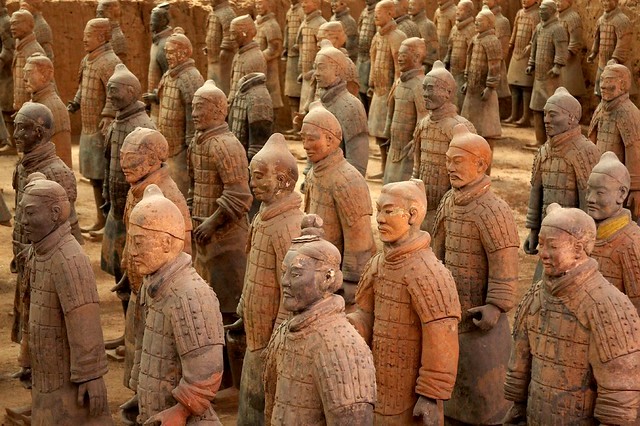 Terracotta Warriors, Terracotta Army Museum, Xian, China