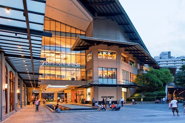 View of Greenbelt Mall, Ayala Center, Makati, Manila, The Philippines