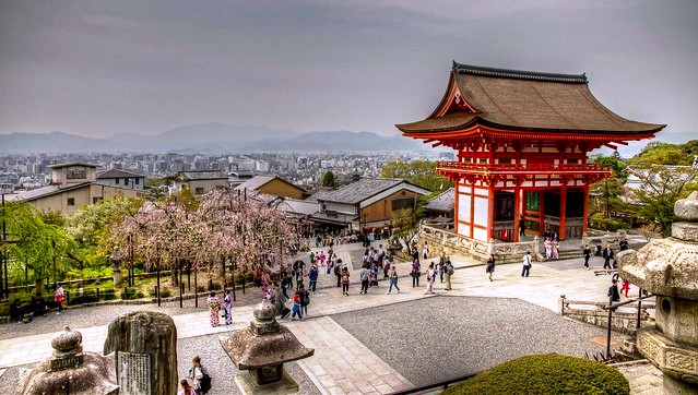 View of Kyoto from Kiyomizudera Temple, Japan