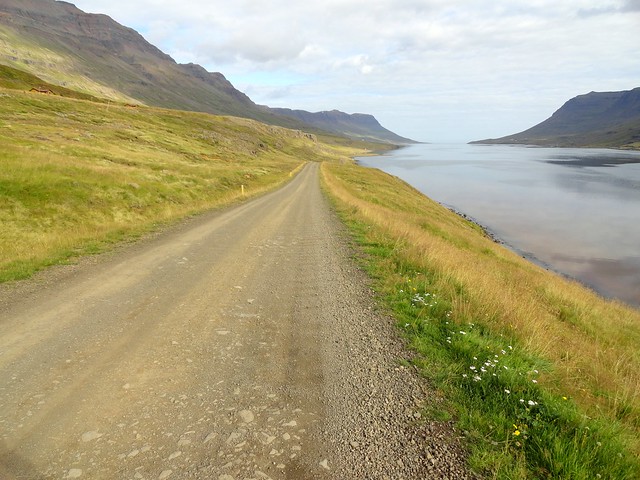 The Fjord from Northside Road, Seyðisfjörður, East Iceland