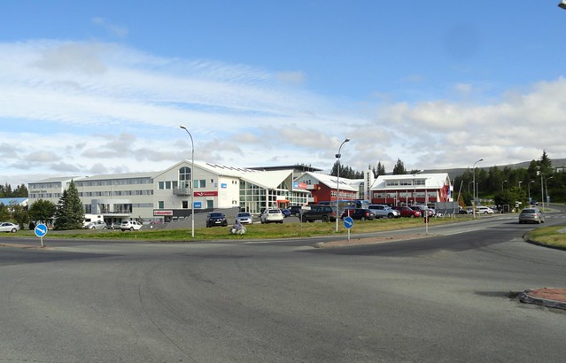 City Center from the Ring Road, Egilsstaðir, East Iceland