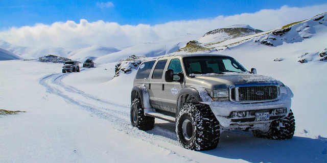 Mountain Taxi Iceland Super Jeep Tour, Winter in Landmannalaugar, Iceland