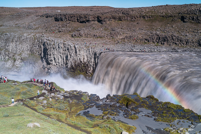 Impressive View of Dettifoss from the West Side of the River, North-east Iceland