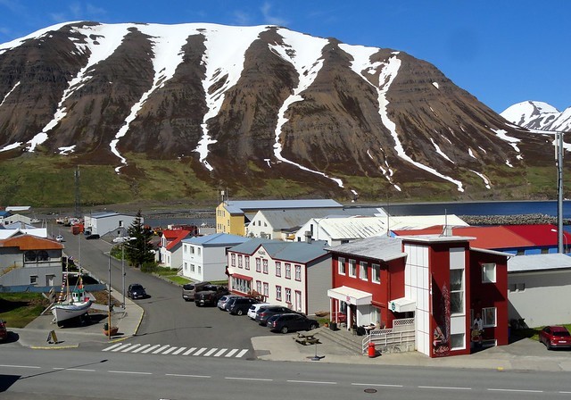 Center of Ólafsfjörður, North Iceland
